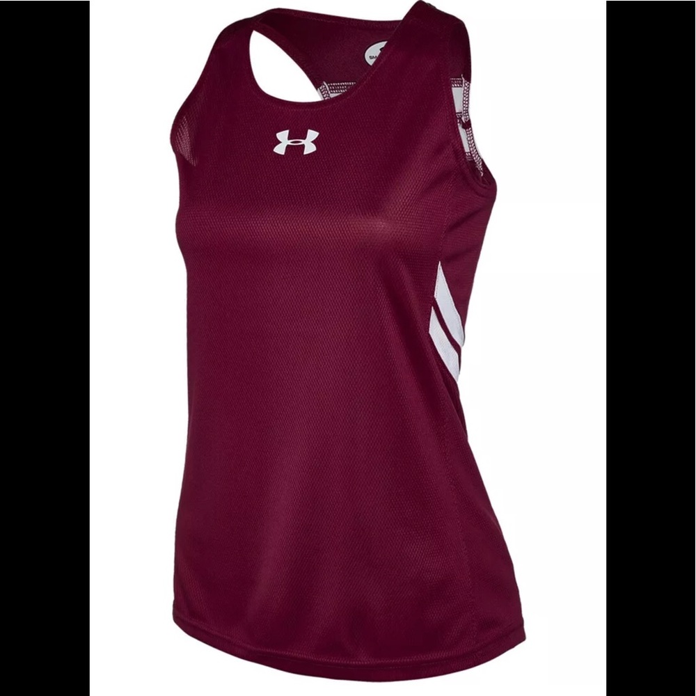Womens Under Armour White Singlet Tank Top Comfort